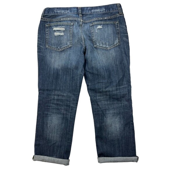 Refuge Straight Distressed Ankle Crop Denim Jeans 2B-3623B‎ Size 9 - Picture 2 of 12